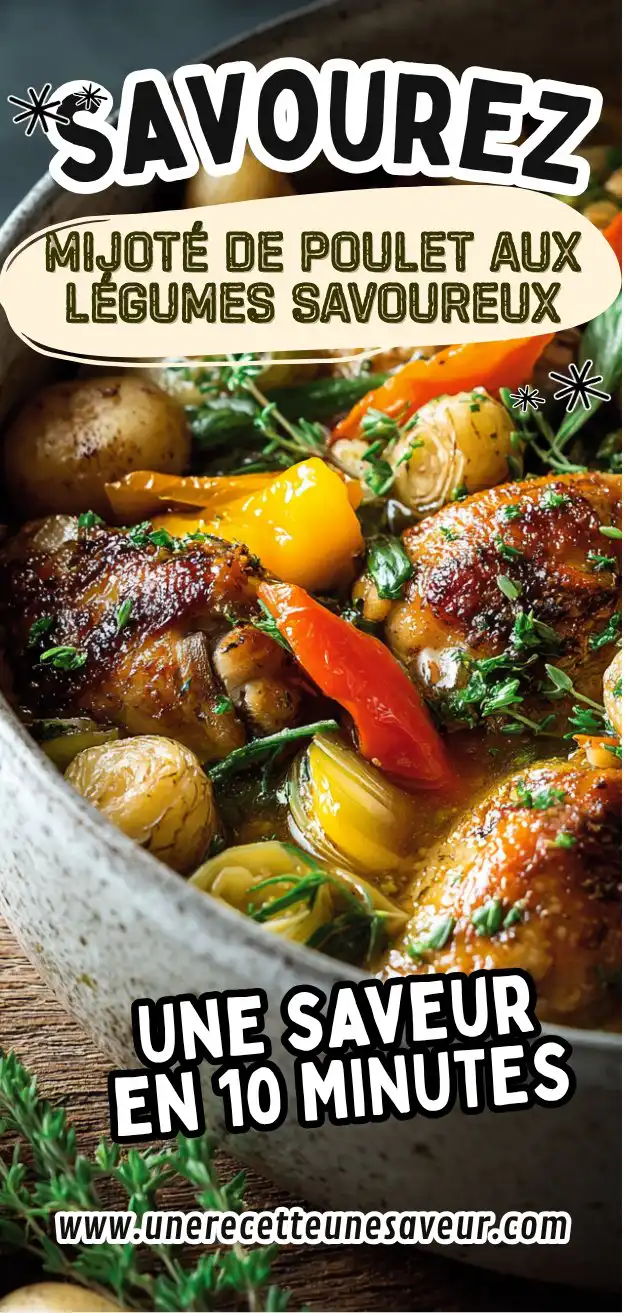 Mijoté de poulet aux légumes