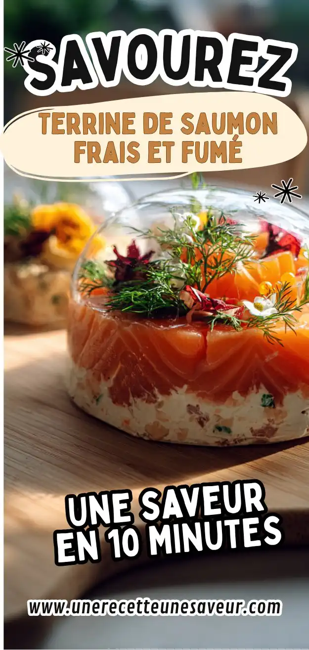 Terrine de saumon frais et fumé