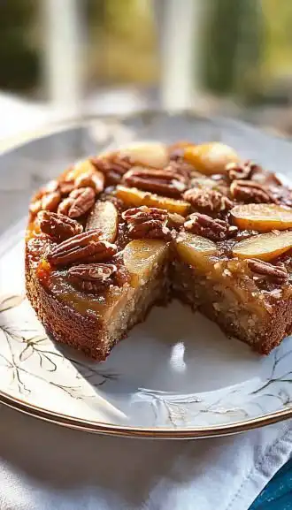 Gâteau aux Pommes et Noix de Pécan