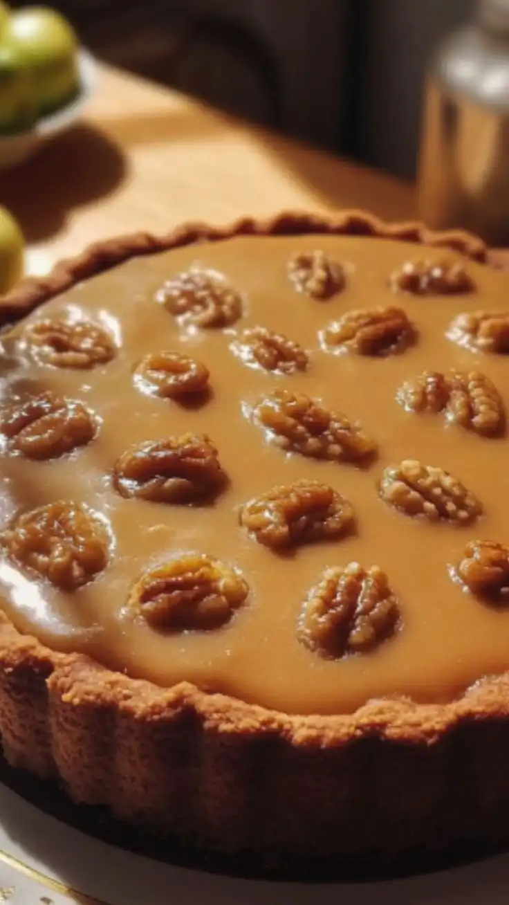 Autumn Tart with Coffee and Nuts: Easy and Gourmet Recipe