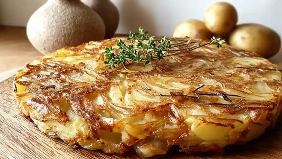 Galette de pommes de terre alsacienne croustillante et dorée