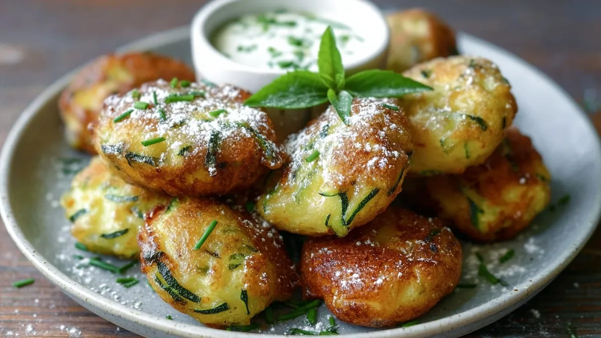 Plat de nuages de courgettes légères et savoureuses