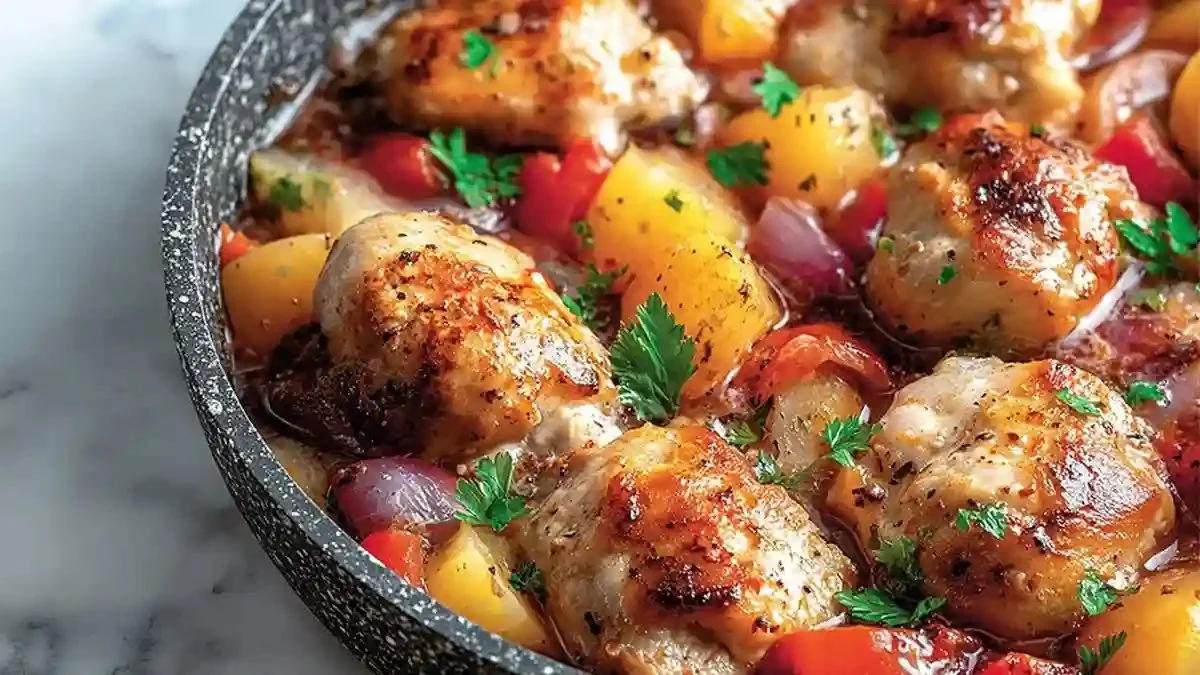 Mijoté de poulet aux légumes prêt à servir, un plat savoureux et nutritif