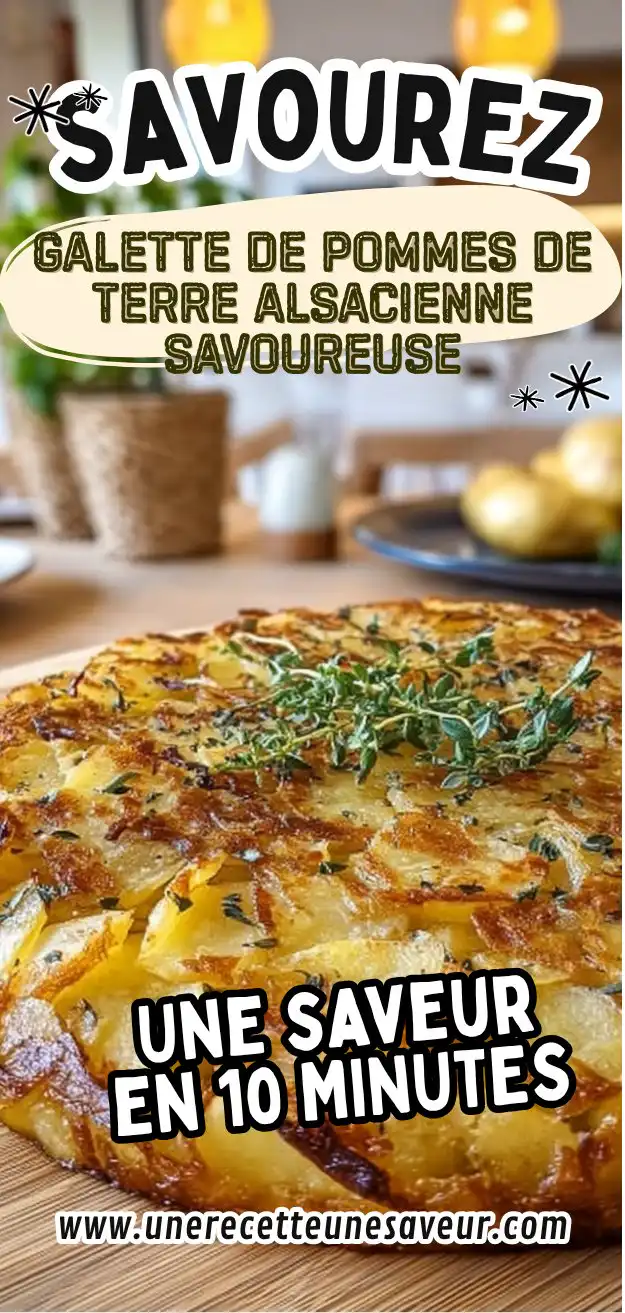 Galette de pommes de terre alsacienne