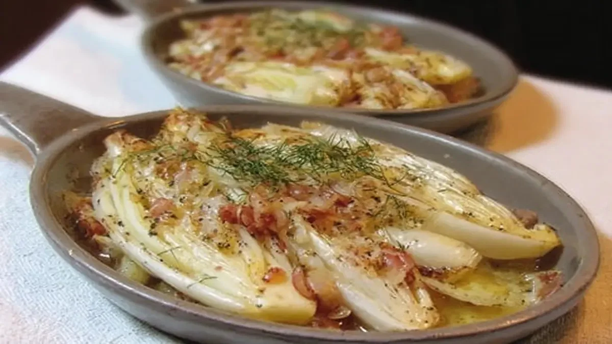 Recette rapide d'endives, facile et savoureuse pour un repas délicieux.
