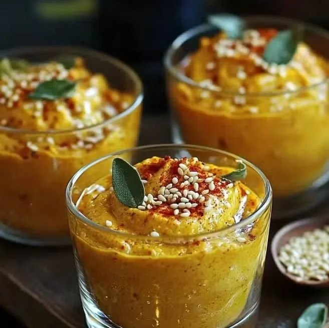 Verrines Ensoleillées de Mousse de Carottes au Curry