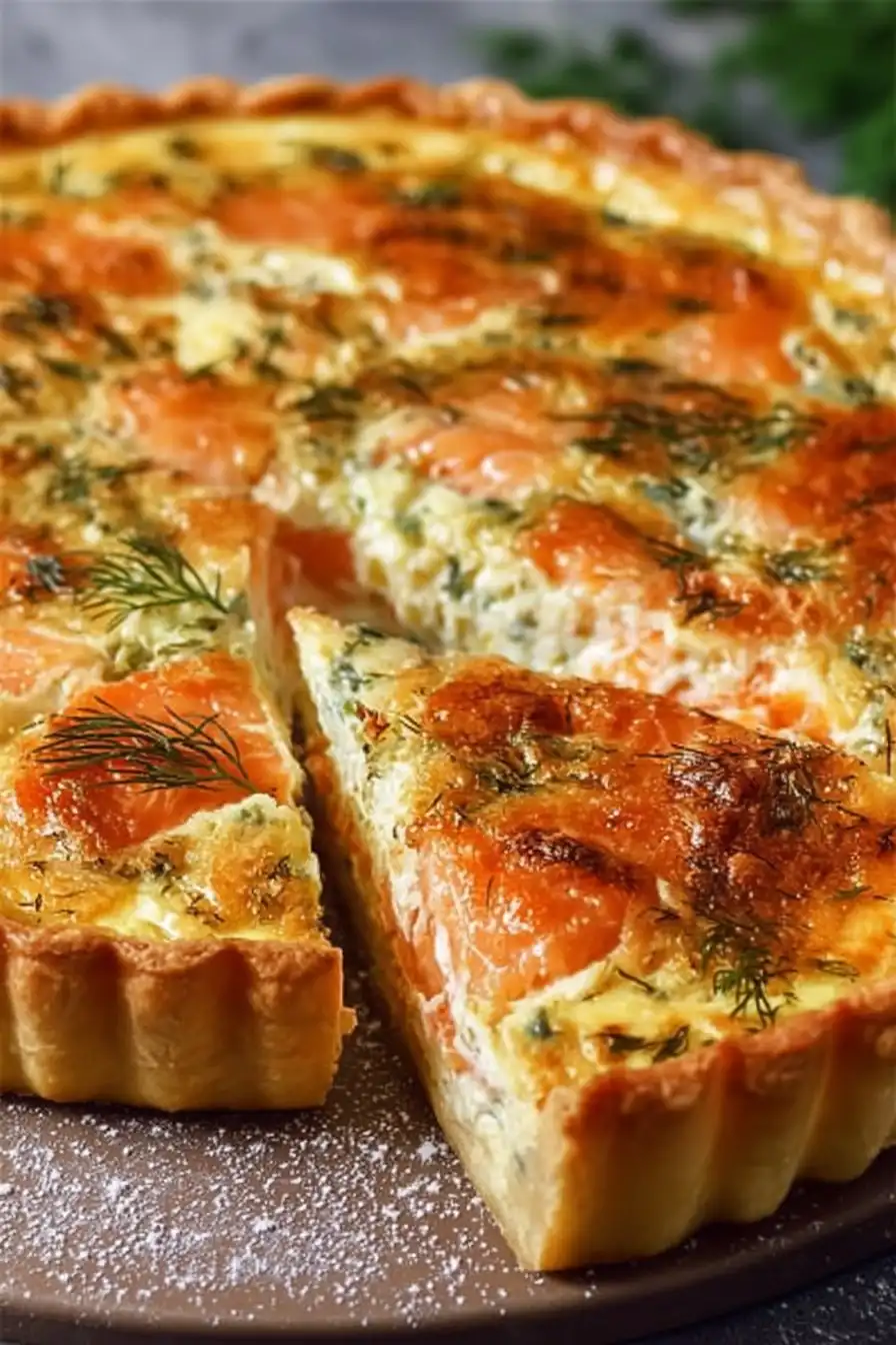 Quiche au saumon