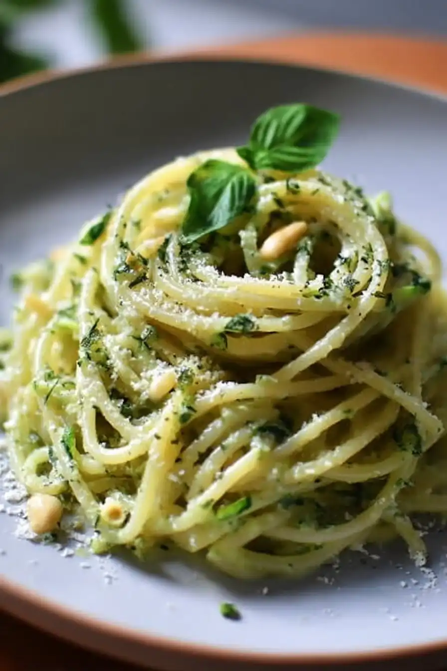 Savor the Magic of Ultra Creamy Zucchini Cream Spaghetti