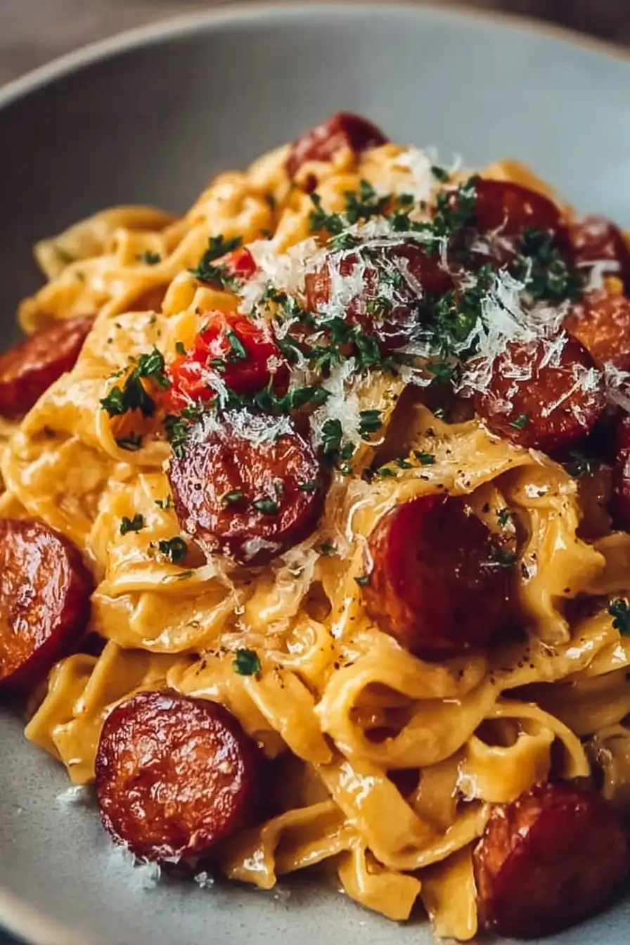 Pâtes Crémeuses Chorizo