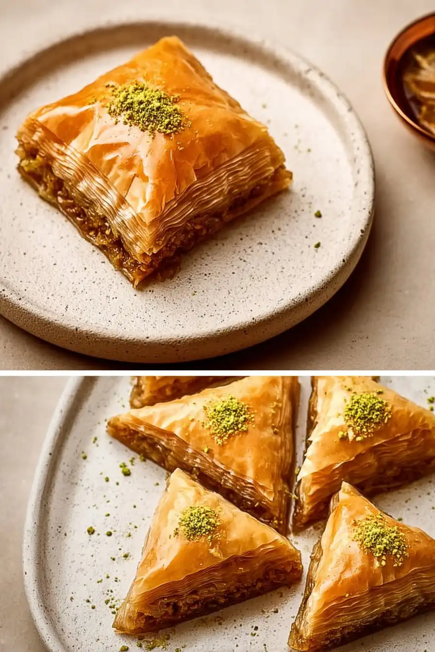 Recette authentique de baklava grec feuilleté