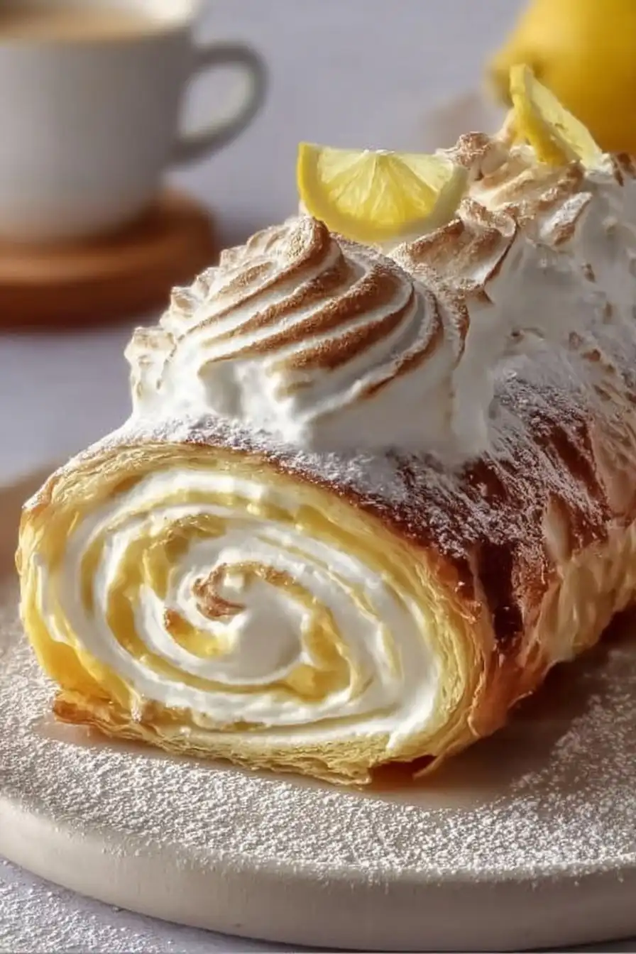 Roll citron meringué à la New-Yorkaise
