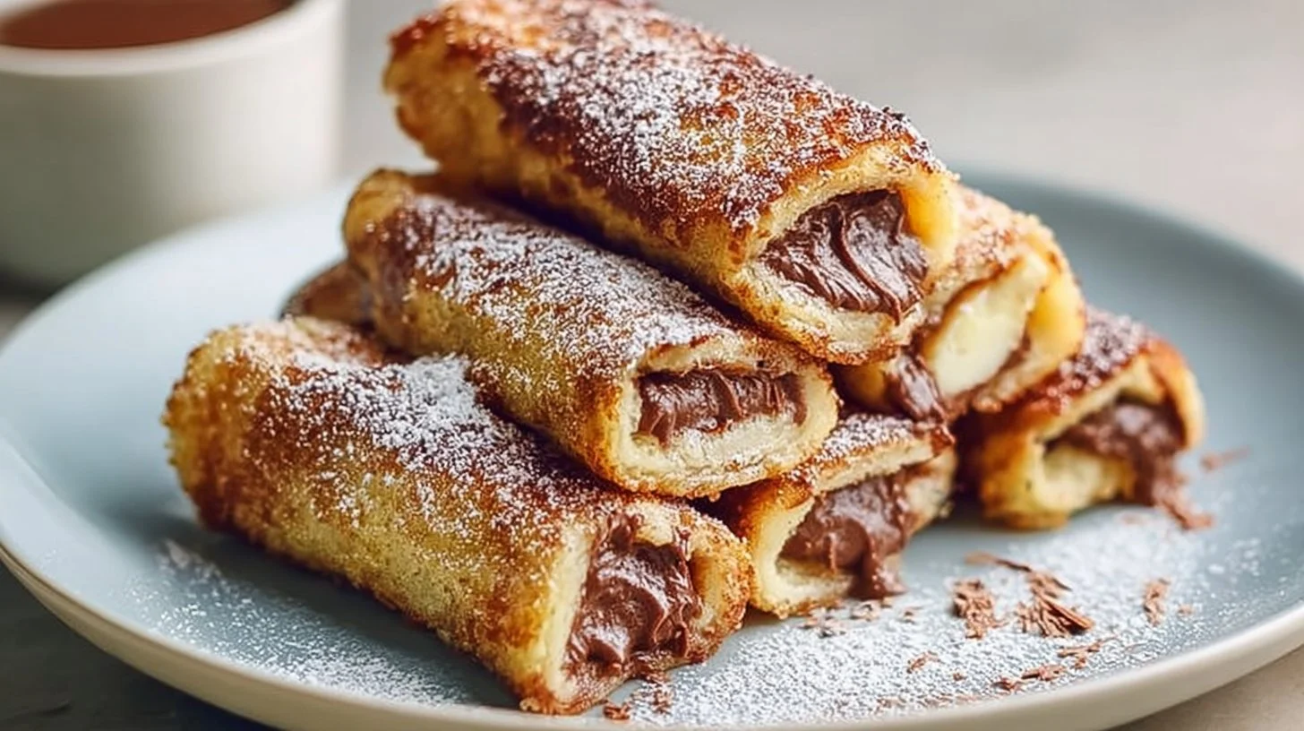 Roulés façon pain perdu au Nutella
