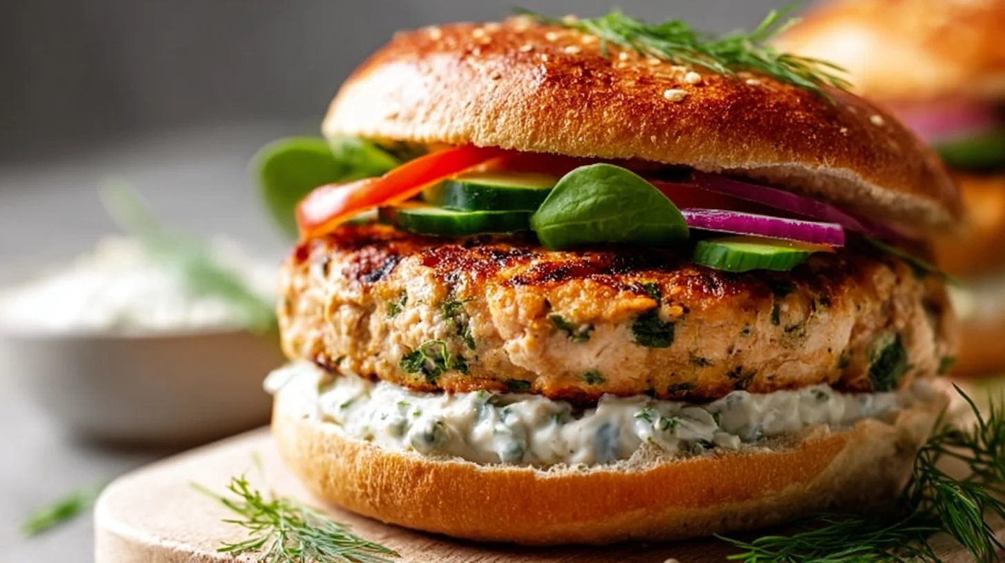 Burgers de poulet grecs