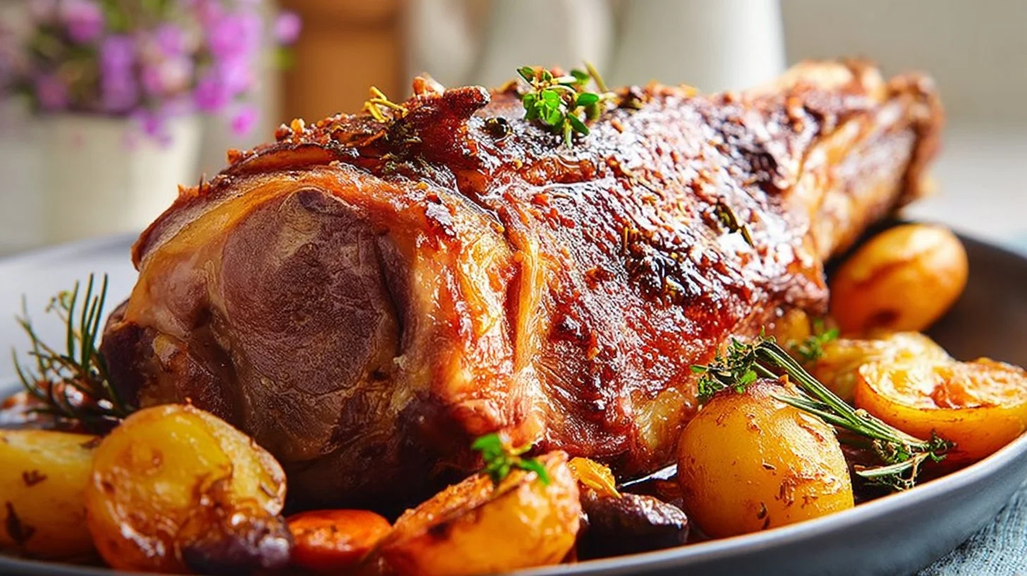 Gigot d’Agneau Miel Épicé : Un Plat Réconfortant et Gourmand à Partager