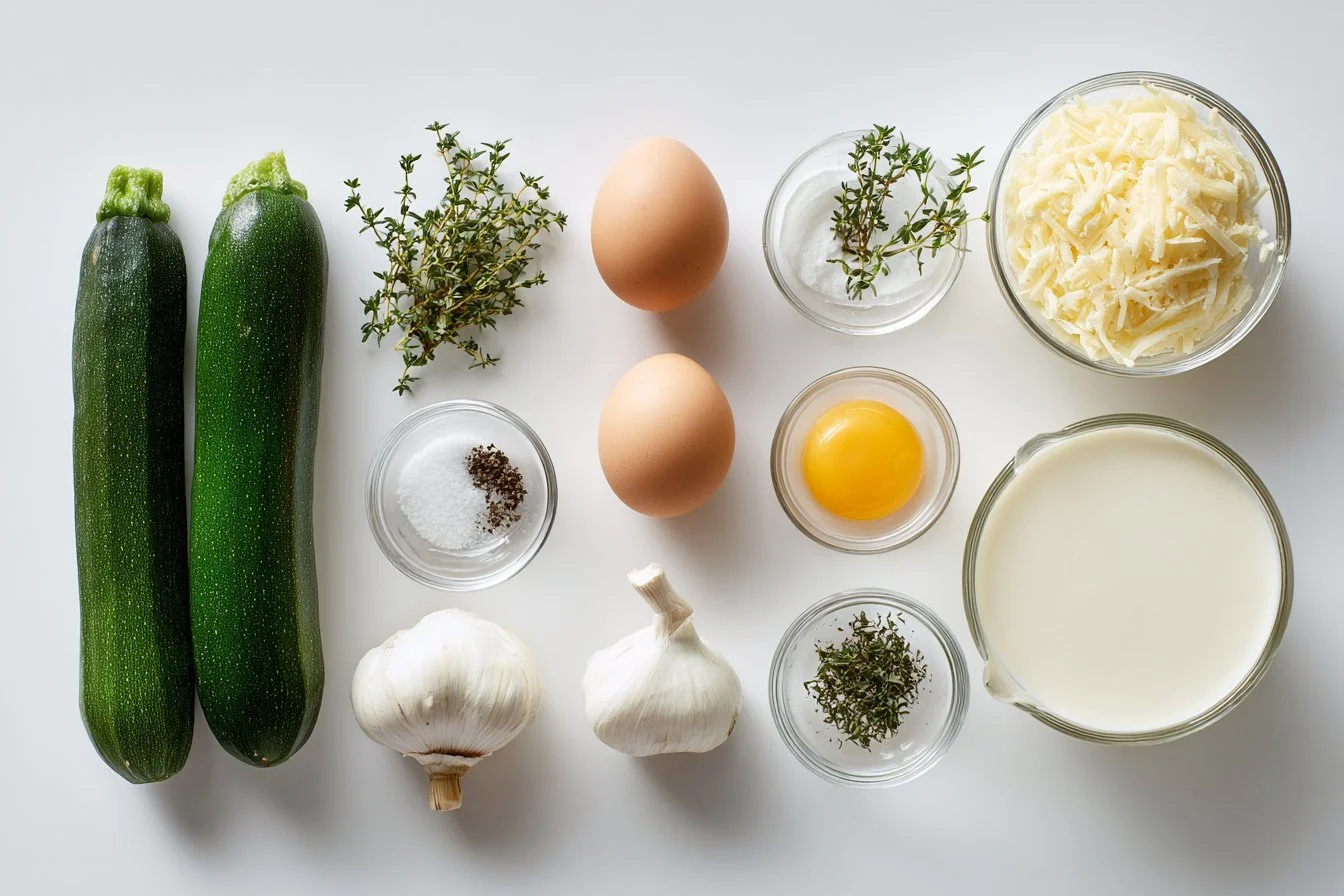 Gratin de Courgette comme un Flan