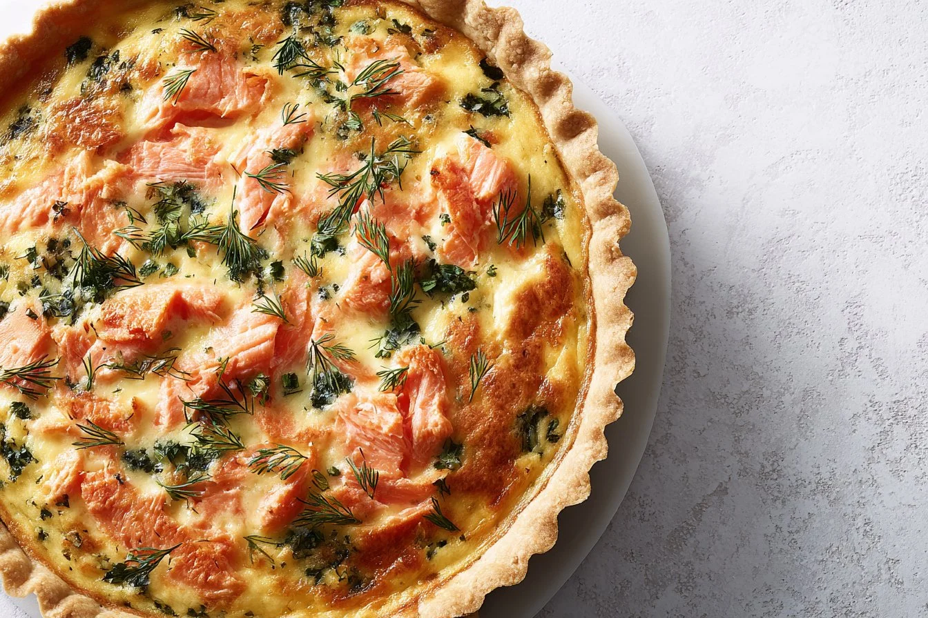 Quiche au Saumon Fumé et Boursin : Un Délice Crémeux à Partager en Toute Simplicité