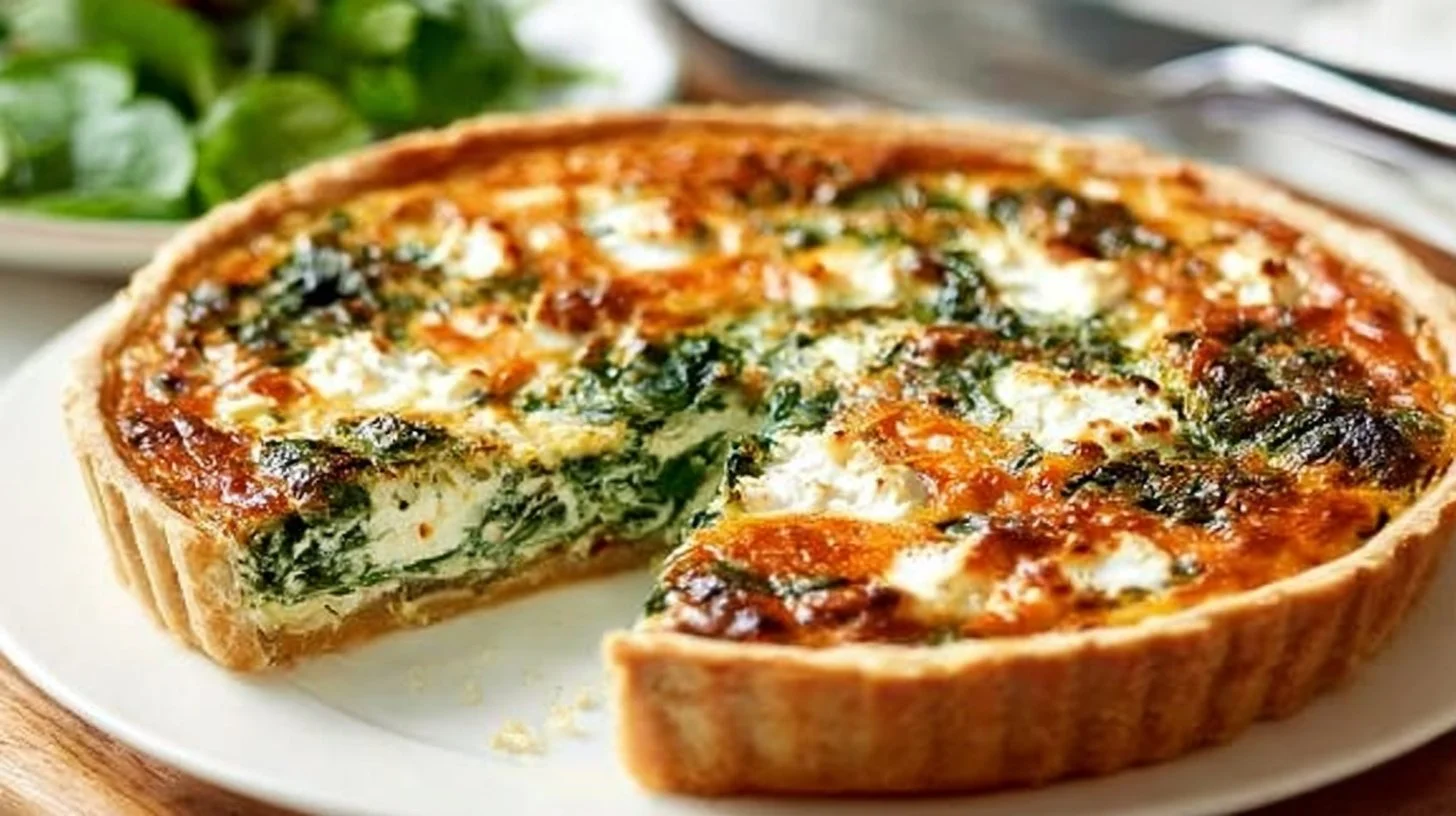Quiche aux Épinards et au Fromage de Chèvre : Une Délicieuse Évasion Gourmande
