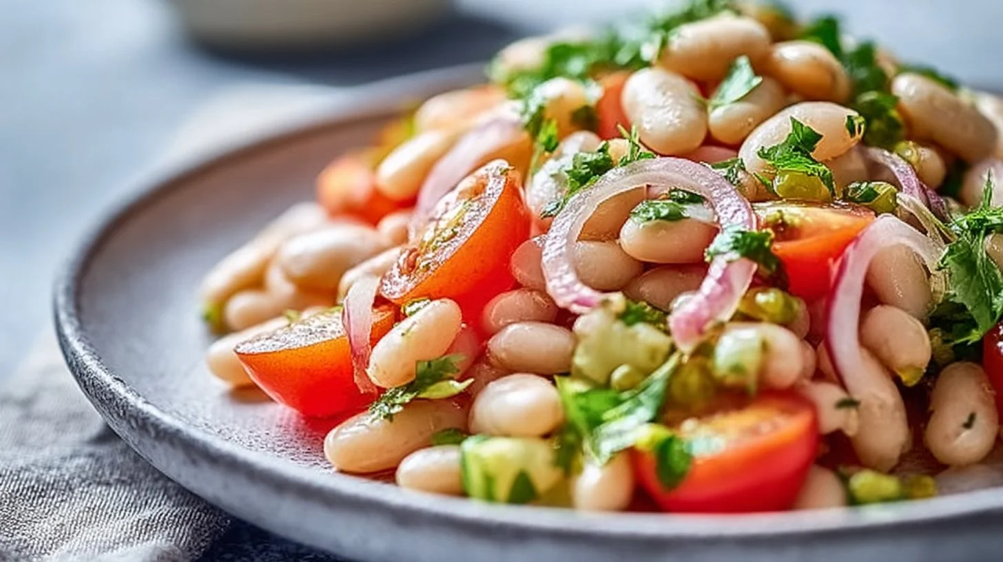 Salade de Haricots Blancs croquante : une recette légère et savoureuse