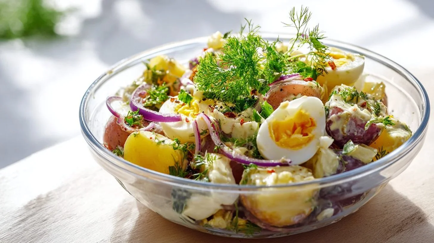 Savoureuse Salade de Pommes de Terre Froide à l’Ancienne : Recette Gourmande et Rafraîchissante