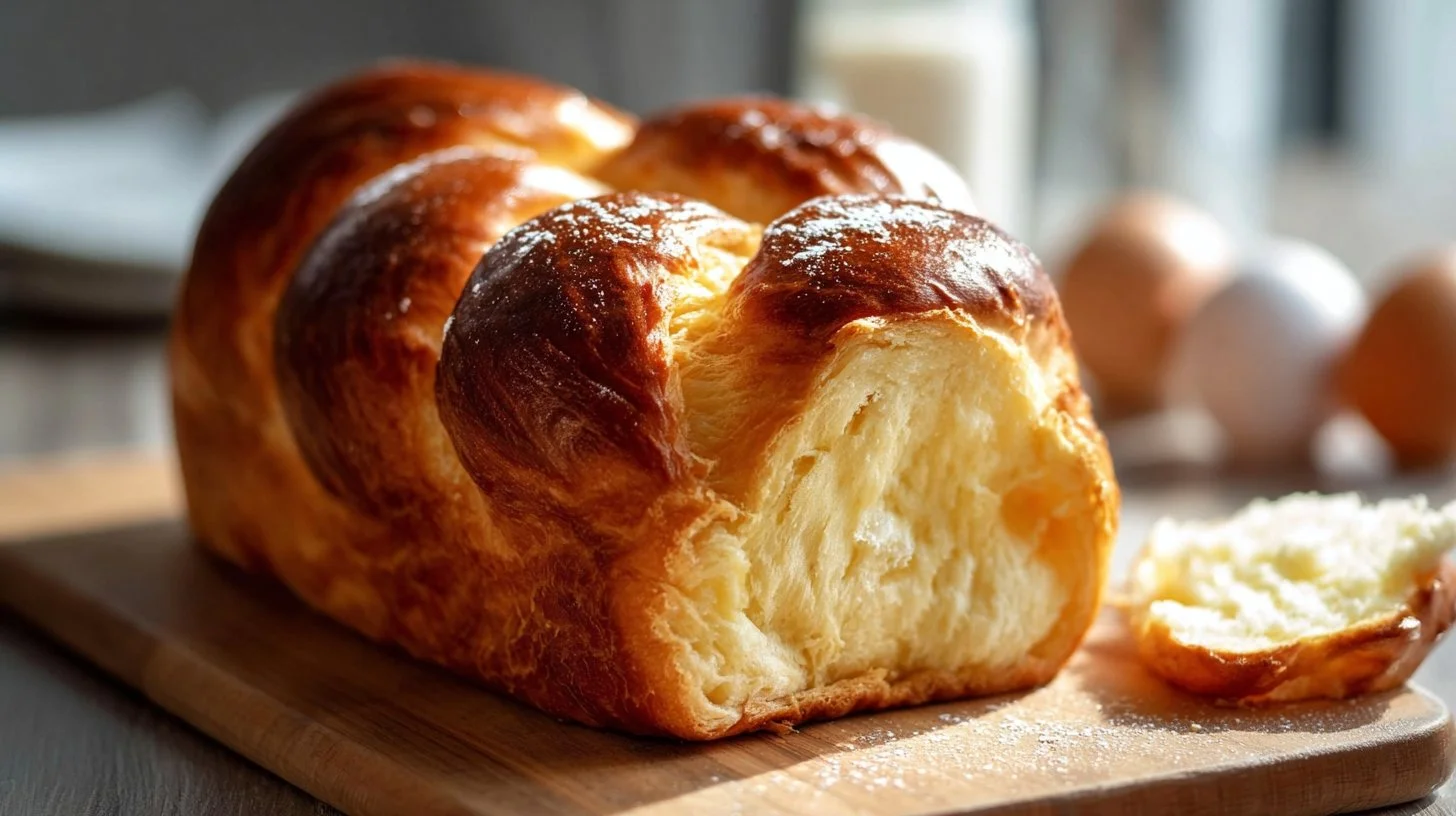 Une brioche maison moelleuse sans pétrissage ni robot : c’est possible, et c’est délicieux !