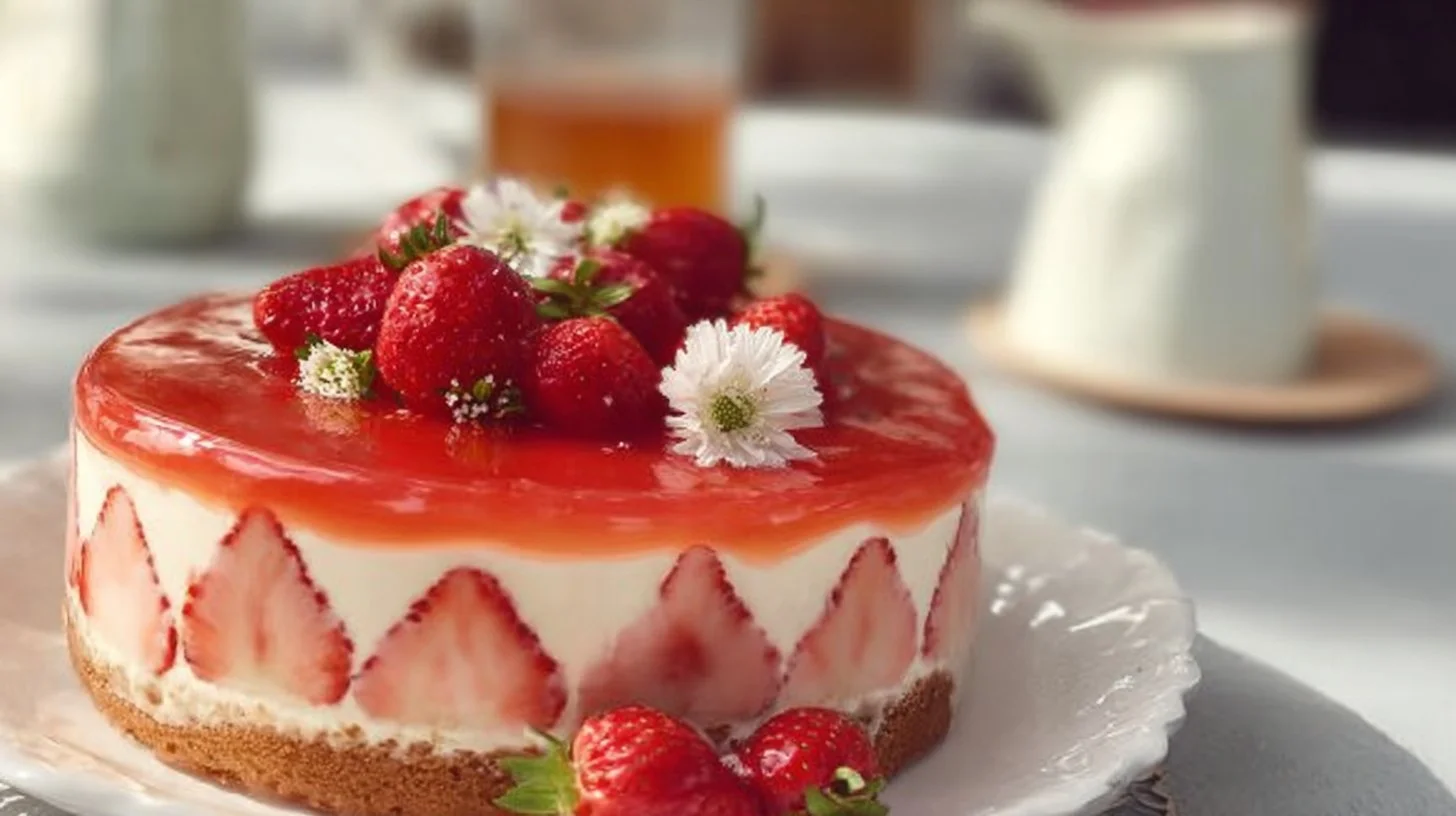 Un fraisier extra frais, meilleur que chez le pâtissier : une gourmandise authentique !